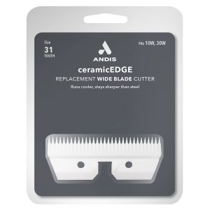 Andis Ceramic Fine-Tooth -vaihtoleikkuuterä 10 ja 30 Wide