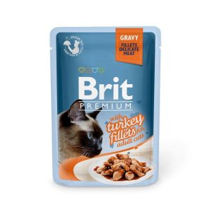 Brit Premium kalkkunapaloja kastikkeessa