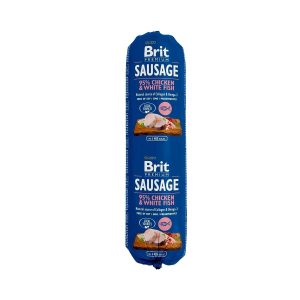 Brit Premium koiranmakkara kana & valkoinen kala