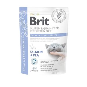 Brit Veterinary Diet Cat Grain Free Calm & Stress Relief Salmon & Pea