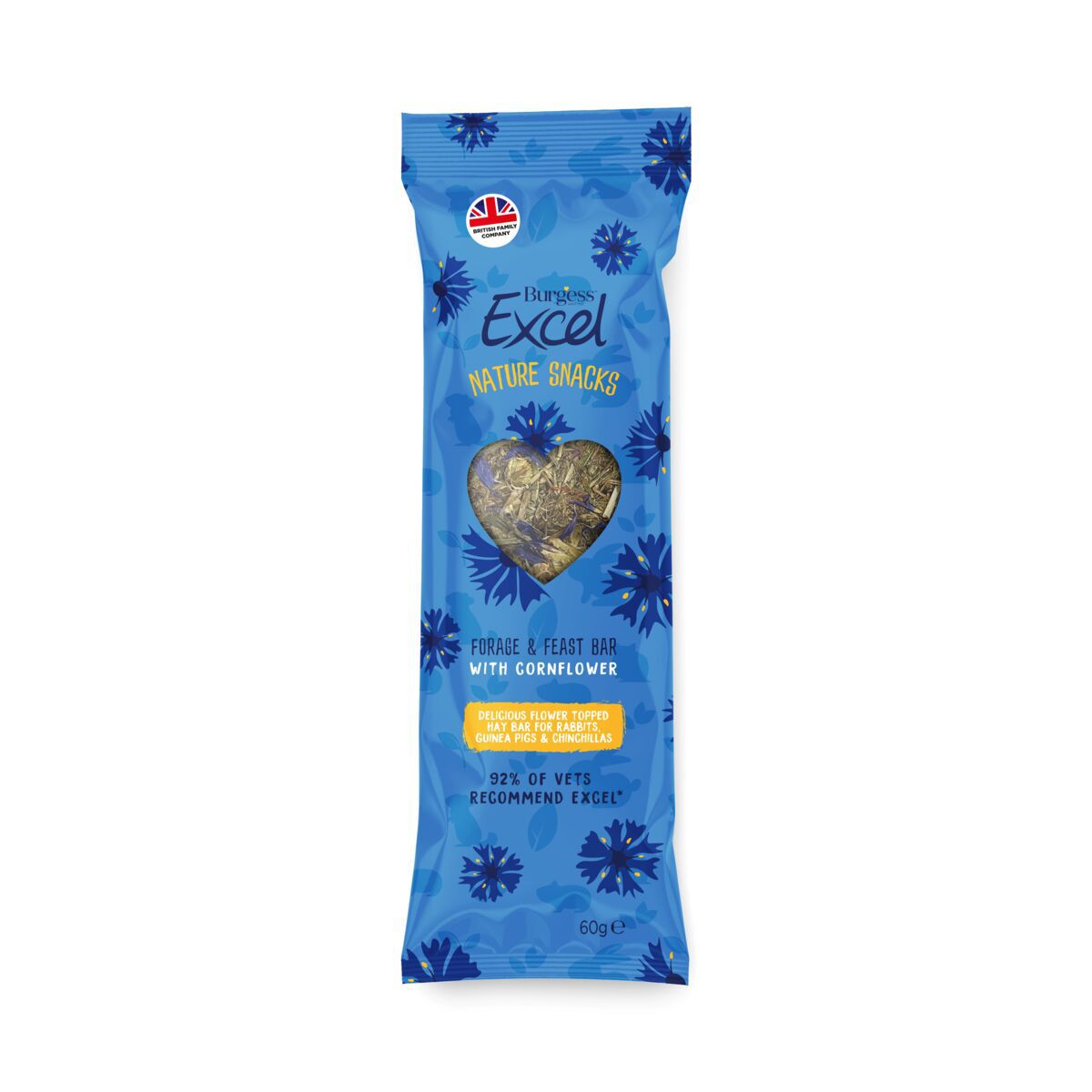 Burgess Excel Forage & Feast Bar Cornflower 60 g