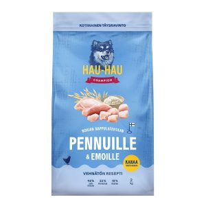 Hau-Hau Champion Kana riisi ja kaura pennuille
