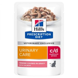 Hill's Diet Cat c/d Multicare Stress Salmon 12 x 85 g