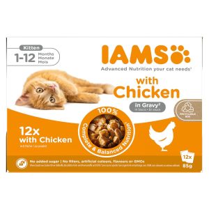 IAMS Advanced Nutrition Gravy Kitten Multibox 12 x 85 g