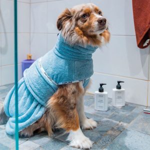Koiran kylpytakki Topline harmaa