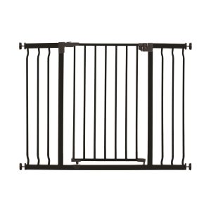 Leveä koiraportti Basic Sturdy musta 76 x 99-105