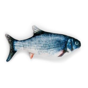 Little&Bigger KickFish USB-ladattava kalalelu kissanmintulla