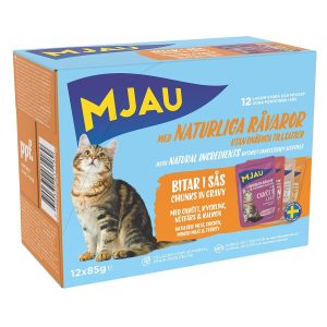 Mjau Multipack lihaa kastikkeessa 12 x 85 g