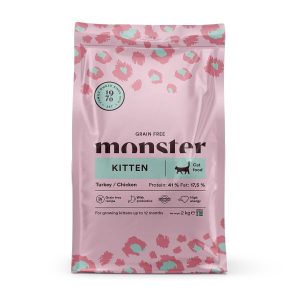 Monster Cat Grain Free Kitten Kalkkuna & Kana