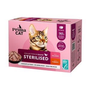 PrimaCat Classic Sterilized kastikkeessa 12 x 85 g