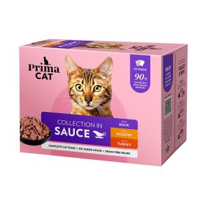 PrimaCat Classic siipikarja-mix kastikelajitelma 12x85g