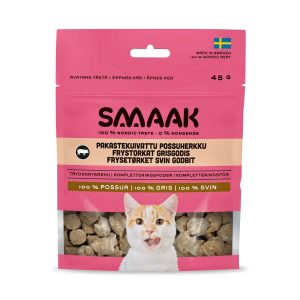 SMAAK Pakastekuivattu possuherkku kissalle 45g