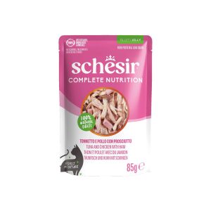 Schesir C&B Tuna chicken ham in Jelly Pouch 85 g