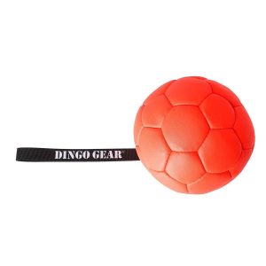 Synteettinen nahkapallo kahvalla Dingo Gear 18 cm