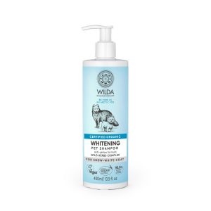 Valkoisen koiran shampoo Wilda Siberica Whitening 400ml