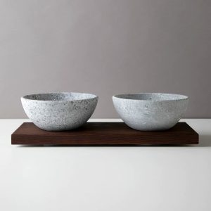 Vuolukivinen design kulhosetti