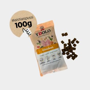 YDOLO Healthy & Pure Chicken - Puolikostea koiranruoka 100g