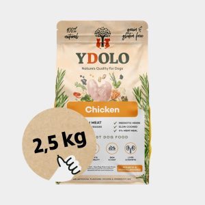 YDOLO Healthy & Pure Chicken - Puolikostea koiranruoka